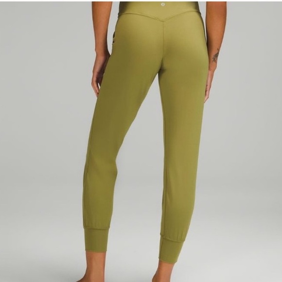 Lululemon Align Leggings High Rise Women’s Jogger Cropped Green Yoga Pants - Picture 3 of 16